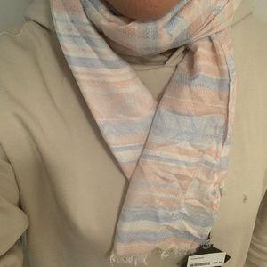 Soft blue and pink scarf by C’est Moi